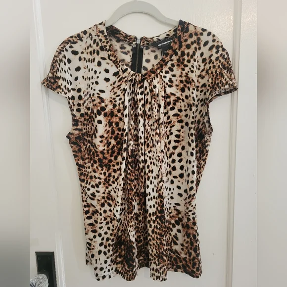 Liz Claiborne Leopard Print Women's Top - Picture 1 of 4